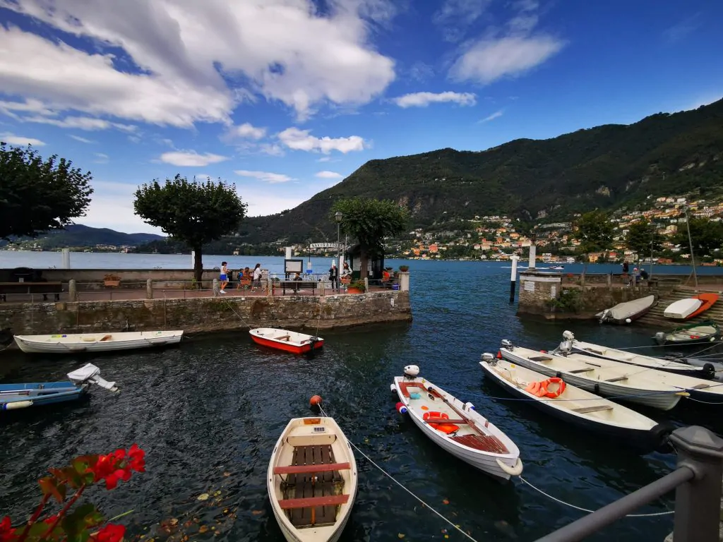 Scenic boat ride on Lake Como